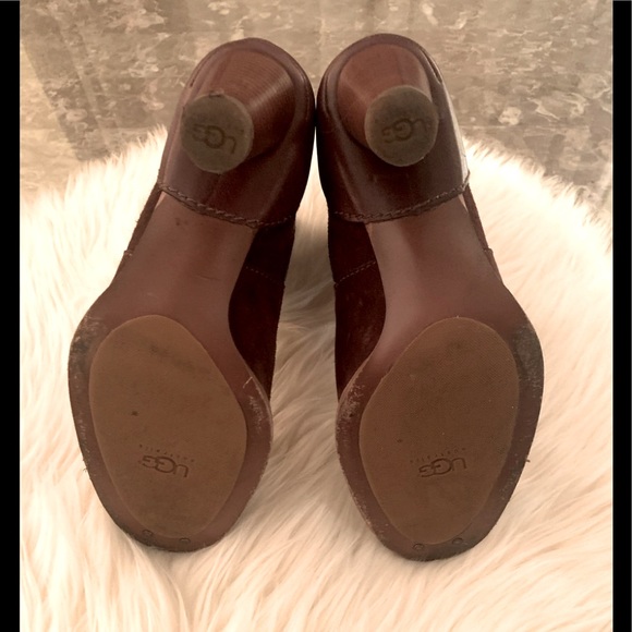 UGG Brown Suede Booties - Picture 5 of 8